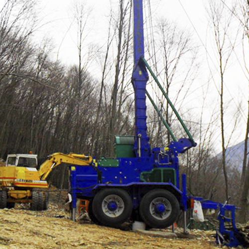 Gru a cavo per esbosco in salita e discesa - TG SL “SPEEDY LINE” - greifenberg teleferiche - montata su trattore