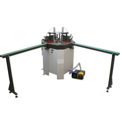 Cianfrinatrice per profilati - CRAB 3 - geam evolution srl - semiautomatica / pneumatica