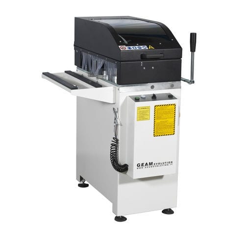Intestatrice per alluminio - PIRANHA - geam evolution srl - ad angolo variabile / pneumatica / per profilati