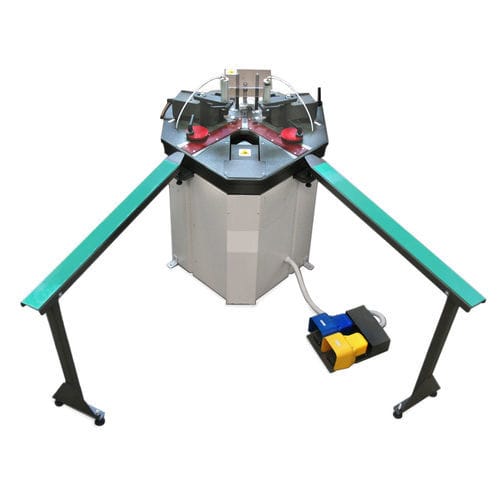 Cianfrinatrice per profilati - CRAB 2 - geam evolution srl - semiautomatica / pneumatica