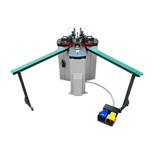 Cianfrinatrice per profilati - CRAB 1 - geam evolution srl - semiautomatica / pneumatica