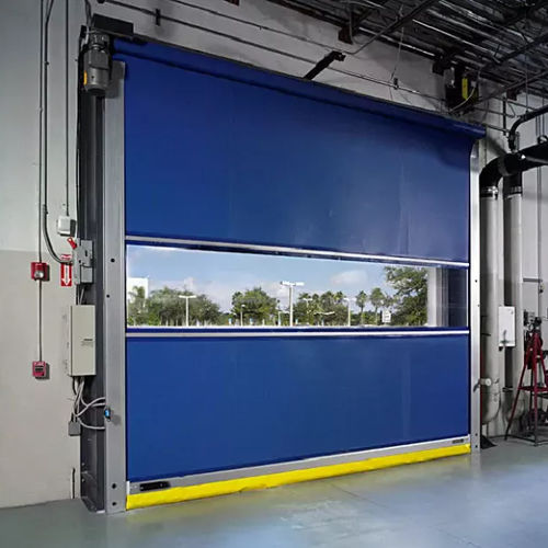 Porta rapida - RRD-STD - Shanghai Kenvo Door Co., Ltd - ad avvolgimento / in alluminio / in acciaio galvanizzato