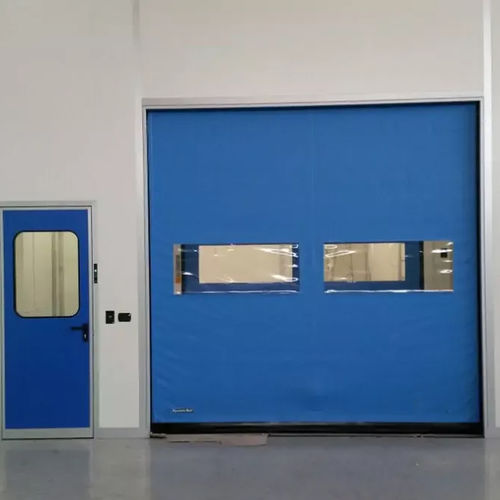 Porta ad avvolgimento - RRD-ZIP - Shanghai Kenvo Door Co., Ltd - in acciaio inossidabile / in alluminio / in acciaio galvanizzato