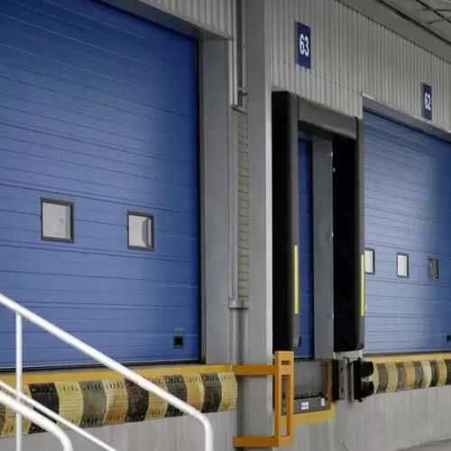 Porta sezionale - Shanghai Kenvo Door Co., Ltd - in acciaio / in acciaio galvanizzato / industriale
