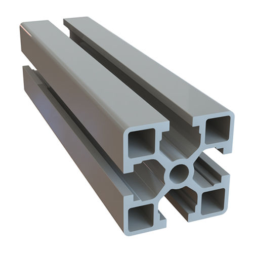 Profilo in alluminio anodizzato - 1.01.02.0025  - Milper sas - con scanalature / ad uso industriale / superleggero