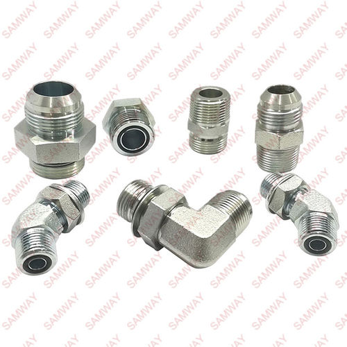 Raccordo con adattatore metallico - WUXI SAMWAY CO.,LTD - idraulico / ad avvitamento / gomito a 90°