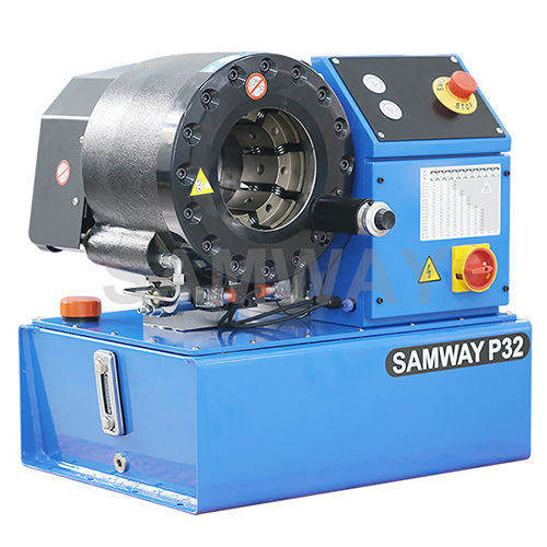 Pressa crimpatrice per tubi flessibili - P32 - WUXI SAMWAY CO.,LTD - per tubi flessibili idraulici / interamente automatica / elettroidraulica