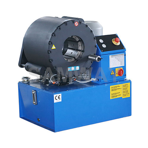 Pressa crimpatrice per tubi flessibili idraulici - P100 - WUXI SAMWAY CO.,LTD - semiautomatica / idraulica