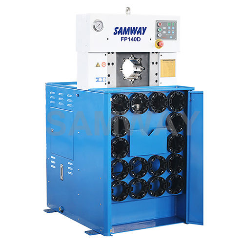 Pressa crimpatrice per tubi flessibili idraulici - FP140D - WUXI SAMWAY CO.,LTD - automatica / idraulica / controllata da PLC