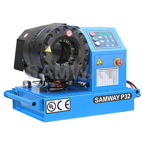 Pressa crimpatrice per tubi flessibili idraulici - P32XD - WUXI SAMWAY CO.,LTD - automatica / compatta / controllata da PLC