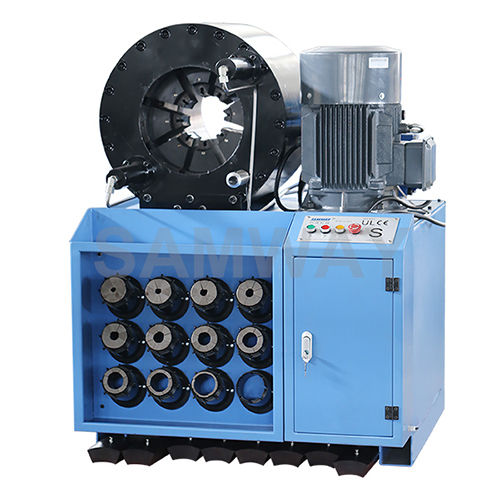 Pressa crimpatrice per tubi flessibili idraulici - S280 - WUXI SAMWAY CO.,LTD - interamente automatica / idraulica / a pedale