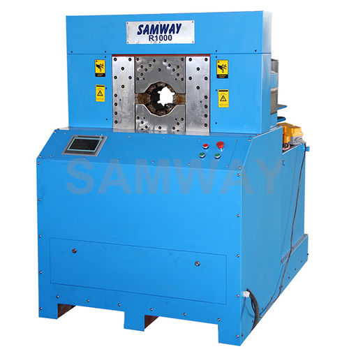 Pressa crimpatrice per profilati - R1000 - WUXI SAMWAY CO.,LTD - automatica / idraulica / a pedale