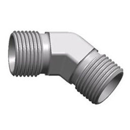 Raccordo idraulico - S1B4 series  - WUXI SAMWAY CO.,LTD - filettato / gomito a 45° / maschio-maschio