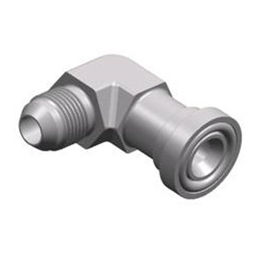Raccordo gomito a 90° - S1JFS9 JIC series - WUXI SAMWAY CO.,LTD - idraulico / filettato / con flangia