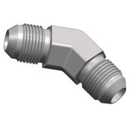 Raccordo idraulico - S1J4 JIC series - WUXI SAMWAY CO.,LTD - filettato / gomito a 45° / maschio-maschio