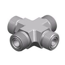 Raccordo idraulico - SXF JIC series  - WUXI SAMWAY CO.,LTD - filettato / a croce / maschio