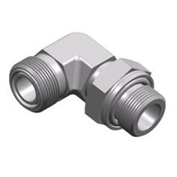 Raccordo idraulico - S1FH9-OG JIC series  - WUXI SAMWAY CO.,LTD - filettato / gomito a 90° / maschio-maschio