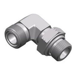 Raccordo idraulico - S1FO9-OG JIC series - WUXI SAMWAY CO.,LTD - filettato / gomito a 90° / maschio-maschio