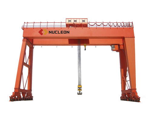 Gru a cavalletto bitrave - A type - Nucleon (Xinxiang) Crane Co., Ltd. - su guida di scorrimento / per cantieri di prefabbricati / per opere di ingegneria civile