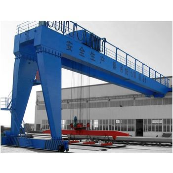 Semiportale bitrave - BMG - Nucleon (Xinxiang) Crane Co., Ltd. - su guida di scorrimento / per cantieri di prefabbricati / elettrico