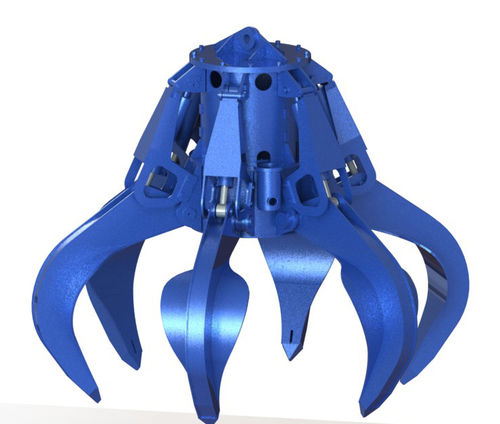 Benna a polipo a spicchi multipli - DY - Nucleon (Xinxiang) Crane Co., Ltd. - elettroidraulica / per la raccolta di rifiuti / a 6 denti