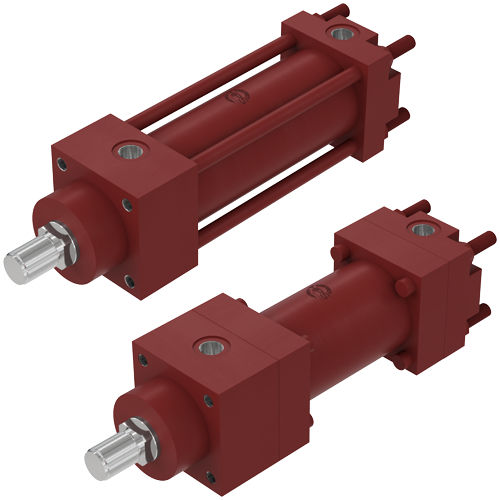 Cilindro a tiranti - VT-VB series - HPS International - idraulico / a doppio effetto / rinforzato