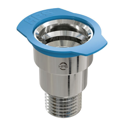 Raccordo idraulico - HPS International - a bicchiere / filettato / in ottone nichelato