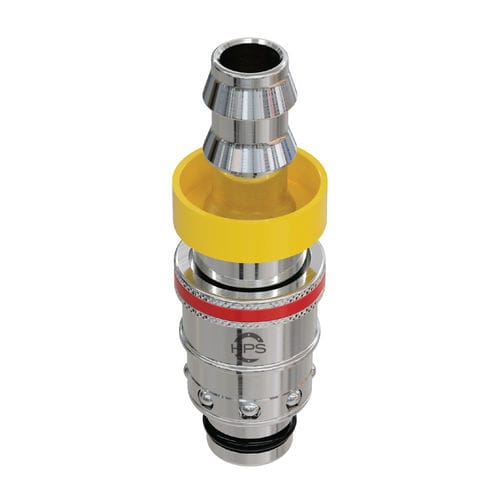 Raccordo push-to-lock - HPS International - idraulico / in ottone nichelato / per tubi flessibili