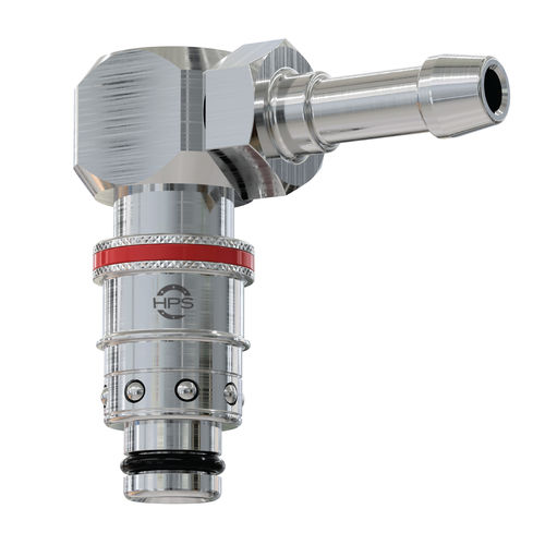 Raccordo rapido - HPS International - idraulico / gomito a 90° / maschio