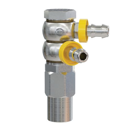 Raccordo con 2 uscite - sa2t10 - HPS International - idraulico / scanalato / a gomito