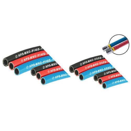 Tubo flessibile in gomma sintetica - MNG series - HPS International - per acqua / per aria compressa / resistente all'abrasione