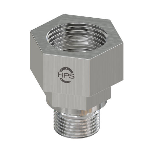 Riduzione maschio-femmina filettata - HPS International - per tubi / idraulica / in ottone nichelato