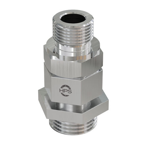 Riduzione maschio-maschio filettata - HPS International - per tubi / idraulica / in ottone nichelato