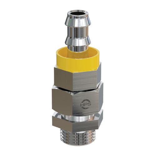Giunto rotante idraulico - HPS International - per olio / per tubo push-to-lock / in ottone nichelato