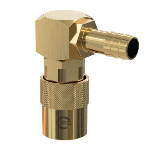Raccordo gomito a 90° - HPS International - idraulico / a bicchiere / in ottone