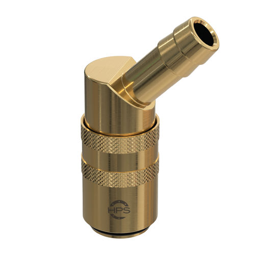 Raccordo gomito a 45° - HPS International - idraulico / a bicchiere / di ottone