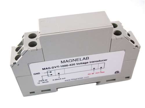Trasduttore di tensione DC - DVT-1000 - Manutech Europe - su guida DIN