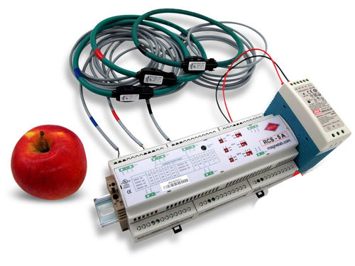 Sensore di corrente con bobina di Rogowski - RCS-5A - Manutech Europe - AC / trifase / monofase