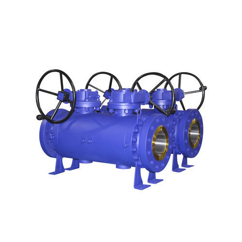 Valvola doppio blocco e spurgo - DBB - Athena Engineering S.r.l. - a sfera / con volante / a comando pneumatico
