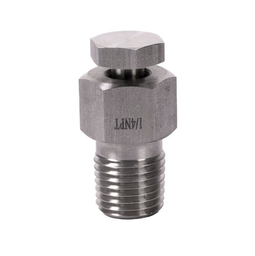 Valvola a spillo - VA - Athena Engineering S.r.l. - manuale / maschio / in acciaio