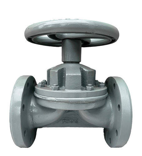 Valvola a membrana - Athena Engineering S.r.l. - con volante / a comando pneumatico / shut off