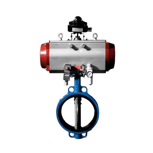 Valvola a farfalla - BV-C - Athena Engineering S.r.l. - a comando pneumatico / con attuatore elettrico / elettroidraulica