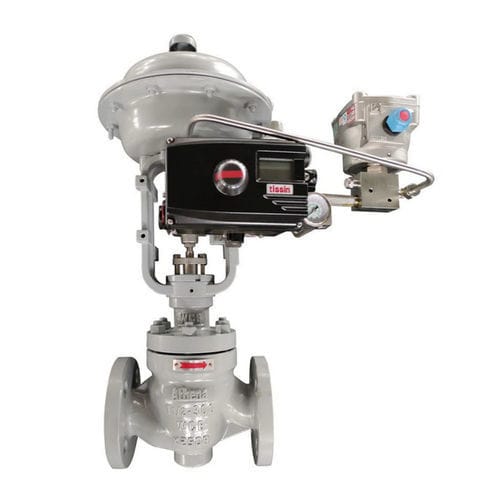Valvola a globo - CTV-SGS - Athena Engineering S.r.l. - a comando pneumatico / con attuatore elettrico / di controllo