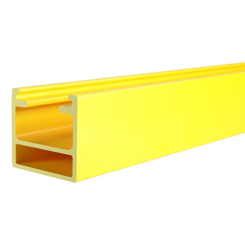 Profilo in poliestere rinforzato con fibra di vetro - PTRS series - P-TREX - rettangolare / ad uso industriale / pultruso