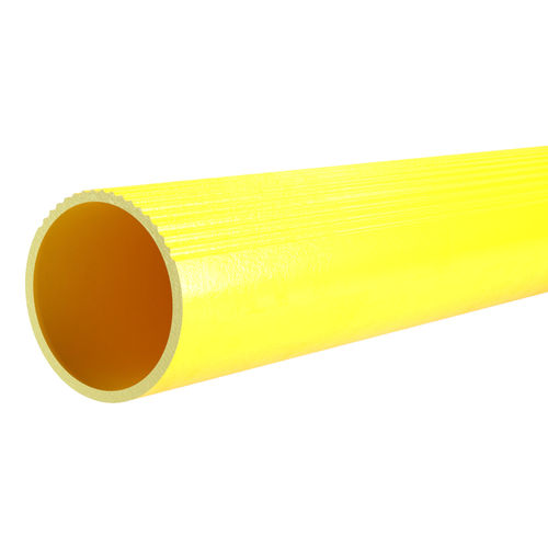 Profilo in poliestere rinforzato con fibra di vetro - PTCR - P-TREX - con scanalature / rotondo / ad uso industriale