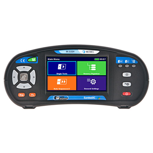 Tester di tensione - MI 3152H EurotestXC - METREL - di continuità / della resistenza di isolamento / di sequenza di fasi