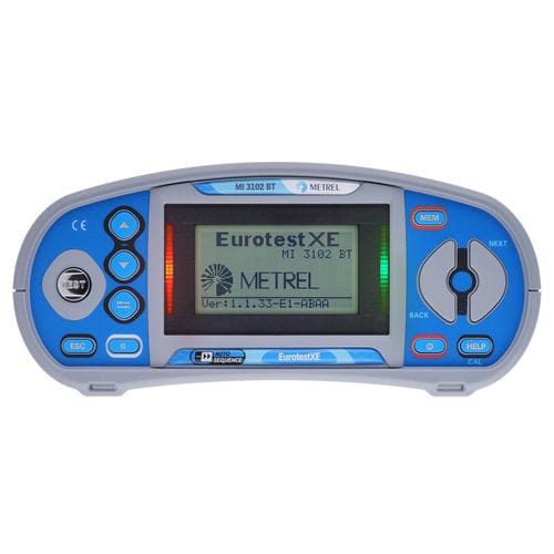 Tester di tensione - MI 3102 BT EurotestXE - METREL - di continuità / della resistenza di isolamento / di sequenza di fasi