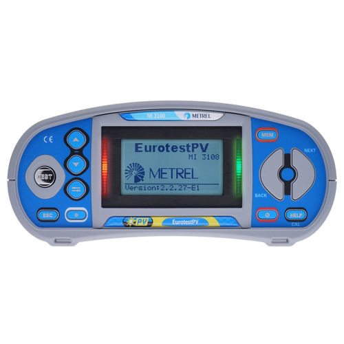 Tester di tensione - MI 3108 EurotestPV - METREL - di isolamento / RCD / di impedenza circuito