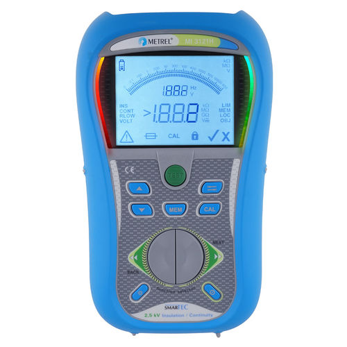 Tester ad alta tensione - MI 3121H SMARTEC - METREL - della resistenza e della continuità di isolamento / di cavi / di installazione