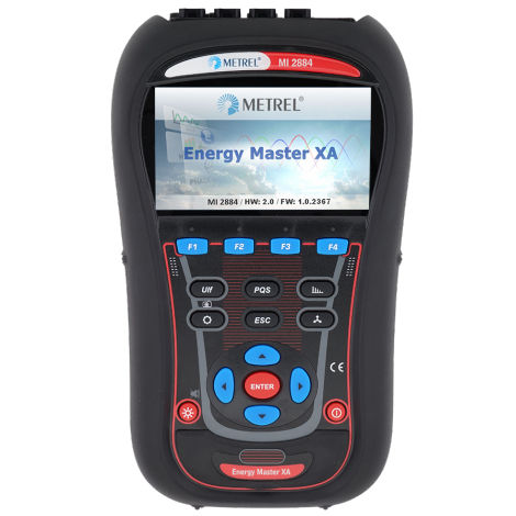 Analizzatore di monitoraggio - MI 2884 Energy Master XA - METREL - per rete elettrica / di qualità di energia / portatile